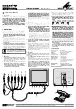 Preview for 2 page of Monacor TVLCD-569COL Manual