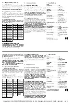 Preview for 22 page of Monacor TVSP-40 Instruction Manual