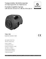 Monacor TXA-110 Instruction Manual preview