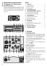 Предварительный просмотр 4 страницы Monacor TXA-624CD/SW Instruction Manual