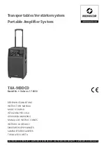 Monacor TXA-900DCD Instruction Manual preview