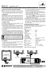 Preview for 2 page of Monacor UVCA-22 Quick Manual