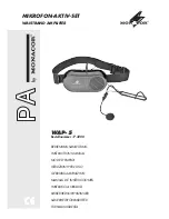 Preview for 1 page of Monacor WAP-5 Instruction Manua