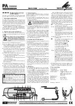 Preview for 1 page of Monacor WAP-5USB Manual