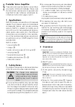 Preview for 6 page of Monacor WAP-8 Instruction Manual