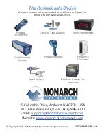 Preview for 12 page of MONARCH INSTRUMENT 6150-020 Instruction Manual