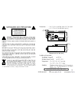 Предварительный просмотр 2 страницы MONARCH INSTRUMENT 6180-012 Instruction Manual