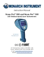 Предварительный просмотр 1 страницы MONARCH INSTRUMENT 6243-010 Instruction Manual