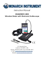 MONARCH INSTRUMENT EXAMINER 1000 Instruction Manual предпросмотр