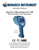 MONARCH INSTRUMENT Nova-Pro 300 Instruction Manual предпросмотр