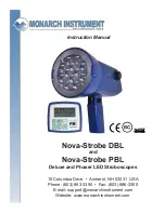 MONARCH INSTRUMENT Nova-Strobe DBL Instruction Manual предпросмотр