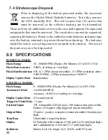 Preview for 24 page of MONARCH INSTRUMENT Nova-Strobe DBL Instruction Manual