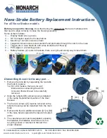 Предварительный просмотр 1 страницы MONARCH INSTRUMENT Nova-Strobe Battery Replacement Instructions