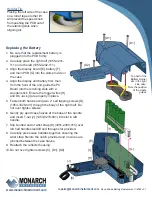 Предварительный просмотр 2 страницы MONARCH INSTRUMENT Nova-Strobe Battery Replacement Instructions