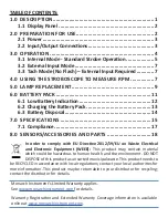 Предварительный просмотр 3 страницы MONARCH INSTRUMENT PALM STROBE x Instruction Manual