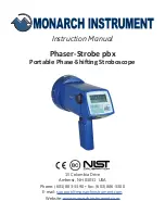 Предварительный просмотр 1 страницы MONARCH INSTRUMENT Phaser-Strobe pbx Instruction Manual