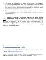 Предварительный просмотр 3 страницы MONARCH INSTRUMENT Phaser-Strobe pbx Instruction Manual