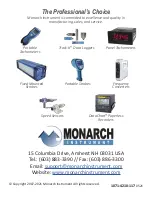 Предварительный просмотр 28 страницы MONARCH INSTRUMENT Phaser-Strobe pbx Instruction Manual