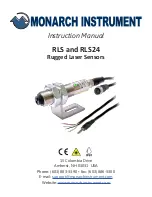 MONARCH INSTRUMENT RLS Instruction Manual предпросмотр