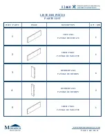 Preview for 2 page of Monarch Specialties I 2460 Assembly Instructions Manual