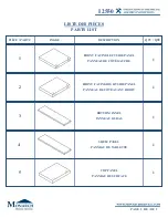 Предварительный просмотр 2 страницы Monarch Specialties I 2550 Assembly Instructions Manual