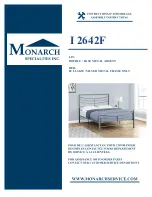 Monarch Specialties I 2642F Assembly Instructions Manual preview