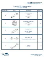 Предварительный просмотр 4 страницы Monarch Specialties I 2700 Assembly Instructions Manual