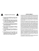 Предварительный просмотр 2 страницы Monarch ACT-1B-10 Instruction Manual