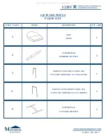 Preview for 2 page of Monarch I 2295 Assembly Instructions Manual