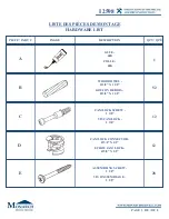 Preview for 3 page of Monarch I 2598 Assembly Instruction Manual