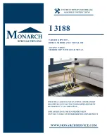 Preview for 1 page of Monarch I 3188 Assembly Instructions Manual