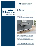 Monarch I 3519 Assembly Instructions Manual preview