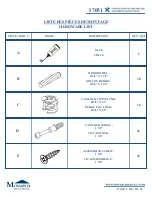 Preview for 5 page of Monarch I 7051 Assembly Instructions Manual