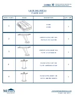 Preview for 2 page of Monarch I 8988 Assembly Instructions Manual