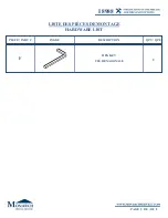 Preview for 5 page of Monarch I 8988 Assembly Instructions Manual