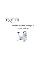 Monark 894E Wingate User Manual preview