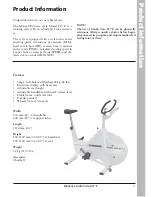 Предварительный просмотр 5 страницы Monark Cardio Care 827 E Manual