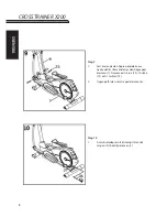 Preview for 8 page of Monark crosstrainer x200 Manual