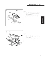 Preview for 21 page of Monark crosstrainer x200 Manual