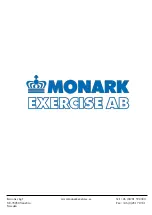 Preview for 28 page of Monark Ergomedic 891 E Manual