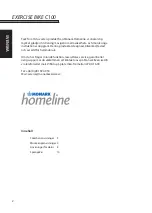 Preview for 2 page of Monark homeline C100 Manual