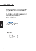 Preview for 22 page of Monark homeline C100 Manual