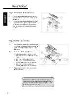 Preview for 8 page of Monark PRIME TR3000 Manual