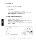 Preview for 58 page of Monark PRIME TR3000 Manual