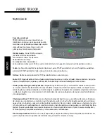 Preview for 62 page of Monark PRIME TR3000 Manual