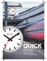 mondaine SBB Quick Start Manual предпросмотр