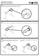 Preview for 5 page of Mondo LYPTASIT STAND DESK Assembly, Operating & Maintenance Instructions