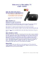 MondoBox.TV Mondobox User Manual preview