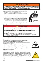 Preview for 10 page of Mondolfo Ferro AQUILA TORNADO Operator'S Manual