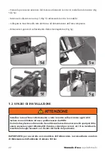 Preview for 22 page of Mondolfo Ferro AQUILA TORNADO Operator'S Manual